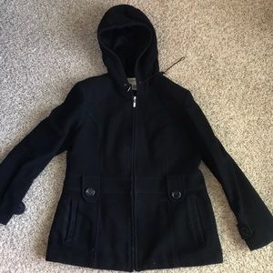 Black winter coat